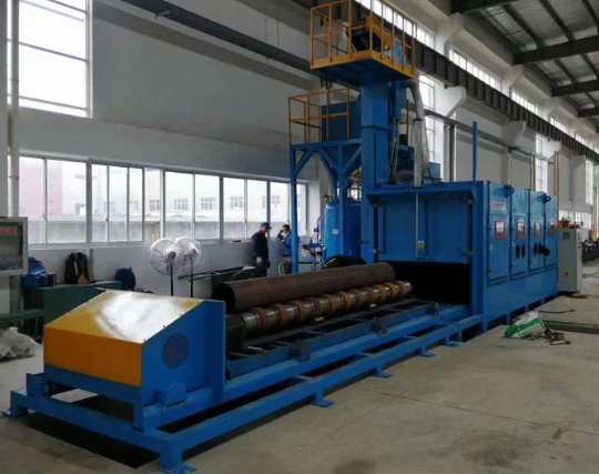 乌兰察布喷砂机在管道除锈中的现场施工应用